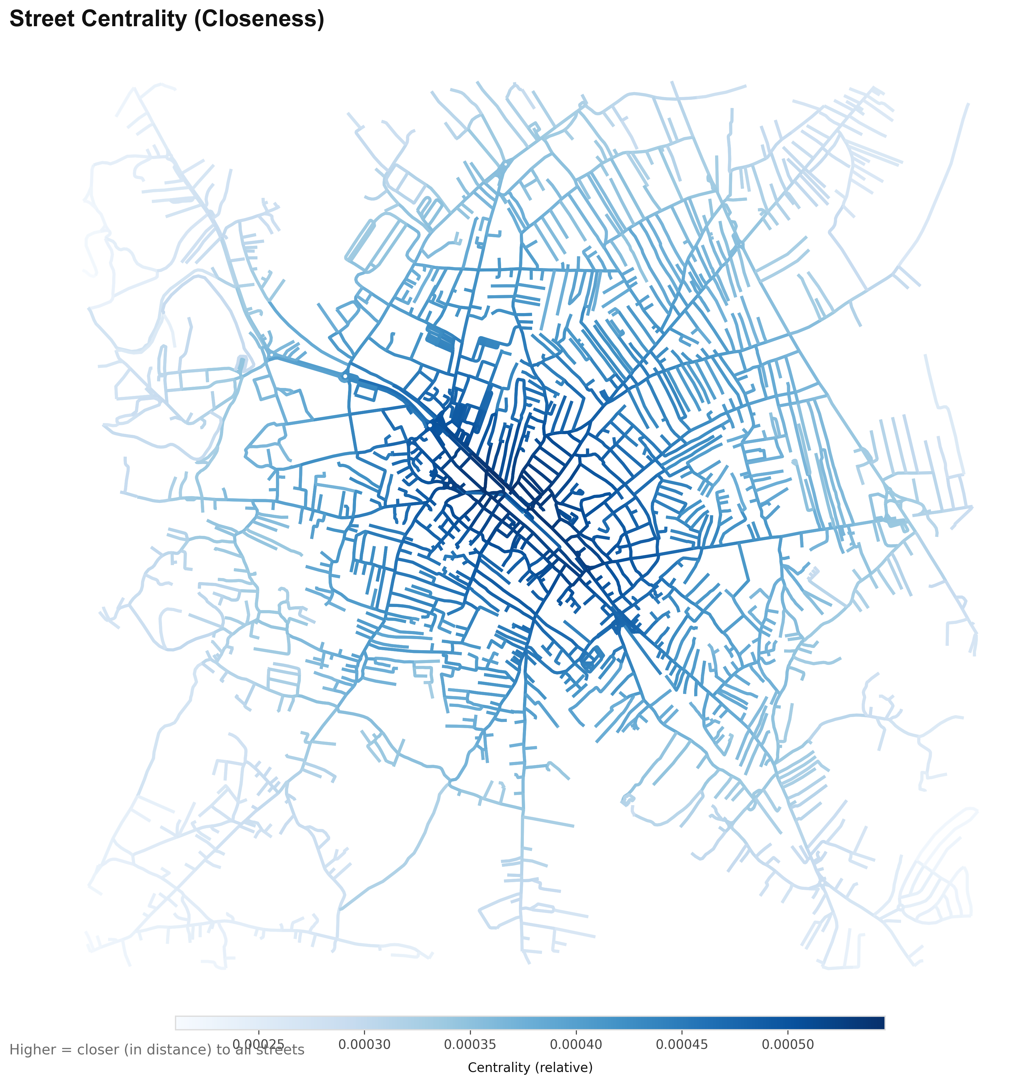 07 Street Centrality — Closeness