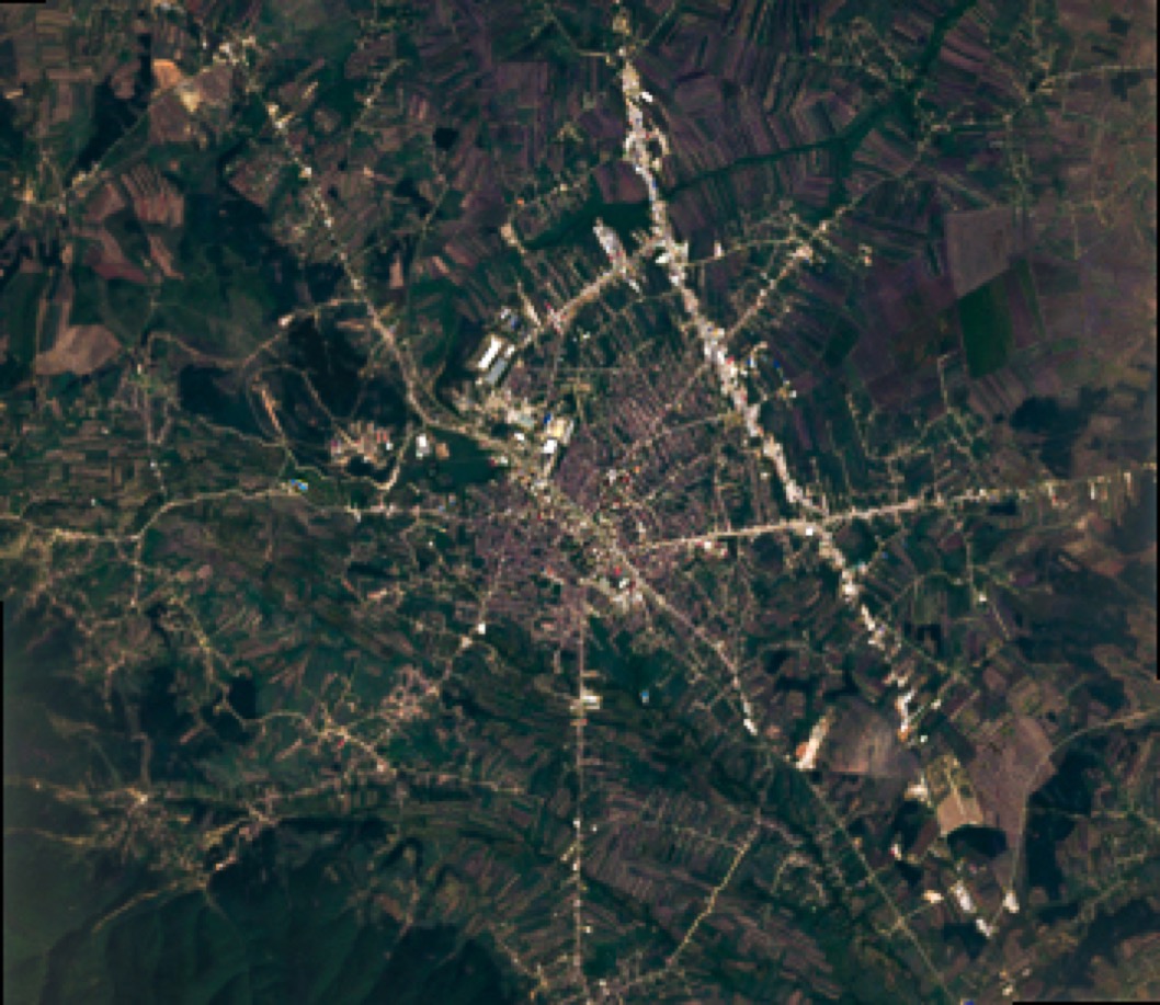 Ferizaj urban form 2013 — satellite morphology, by Engjëll Berisha