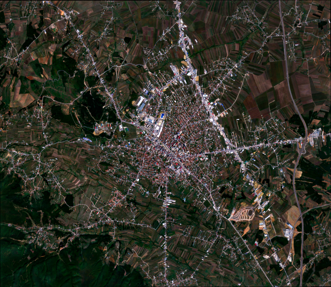 Ferizaj urban form 2019 — satellite morphology, by Engjëll Berisha