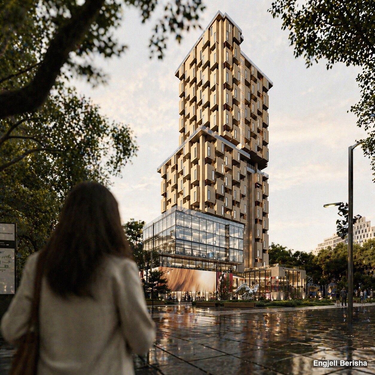 Kubik Vertical design evolution — modular cube units, Tirana, Albania, by Engjëll Berisha and Uran Berisha
